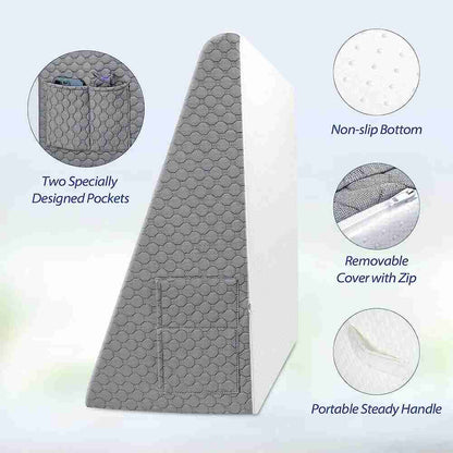 Adjustable Wedge Pillow for Acid Reflux, Snoring, Back Pain & Pregnancy Support